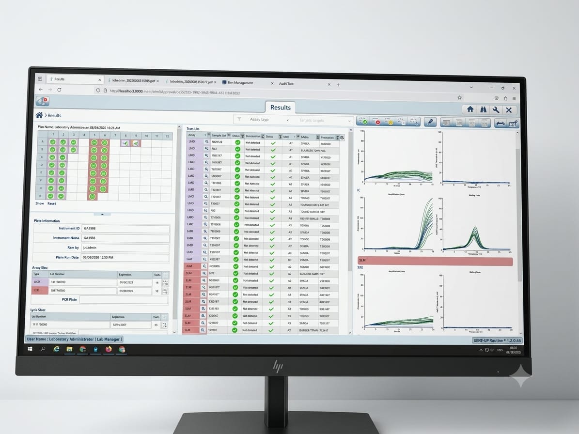 Software di refertazione delle analisi PCR sui campioni di pesce